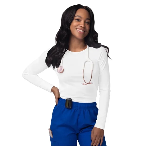 Adar Sivvan Long Sleeve Comfort Underscrub Tee... from ASI 86018 Scrub Authority / Uniform Stores