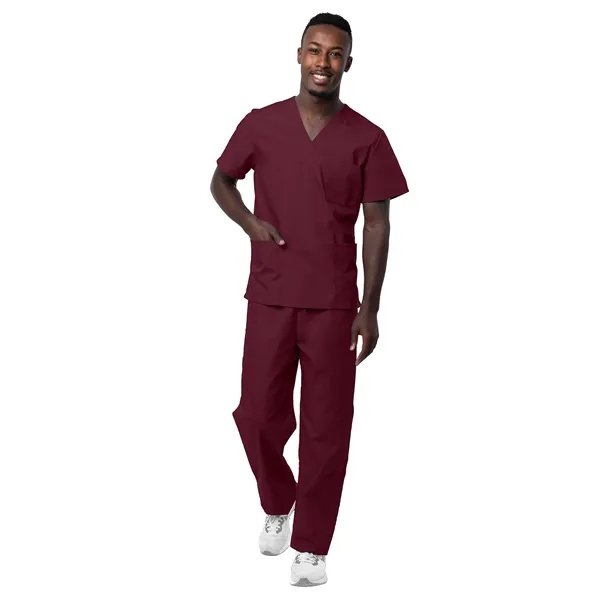 Adar Sivvan Unisex V-Neck/Drawstring Pants Scrubs Set... from ASI 86018 Scrub Authority / Uniform Stores