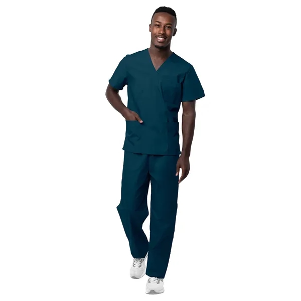 Adar Sivvan Unisex V-Neck/Drawstring Pants Scrubs Set... from ASI 86018 Scrub Authority / Uniform Stores