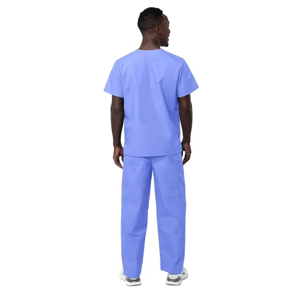 Adar Sivvan Unisex V-Neck/Drawstring Pants Scrubs Set... from ASI 86018 Scrub Authority / Uniform Stores