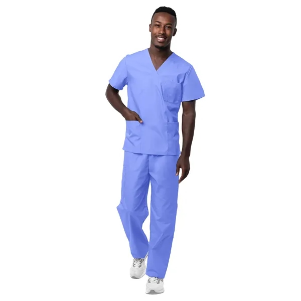 Adar Sivvan Unisex V-Neck/Drawstring Pants Scrubs Set... from ASI 86018 Scrub Authority / Uniform Stores
