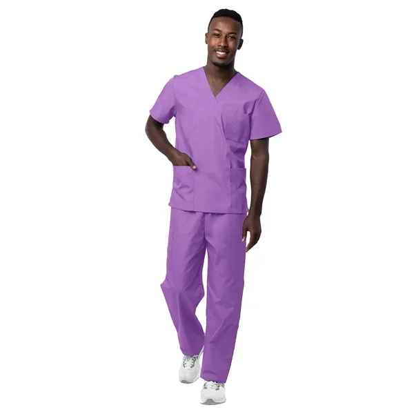 Adar Sivvan Unisex V-Neck/Drawstring Pants Scrubs Set... from ASI 86018 Scrub Authority / Uniform Stores