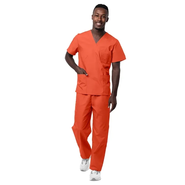 Adar Sivvan Unisex V-Neck/Drawstring Pants Scrubs Set... from ASI 86018 Scrub Authority / Uniform Stores