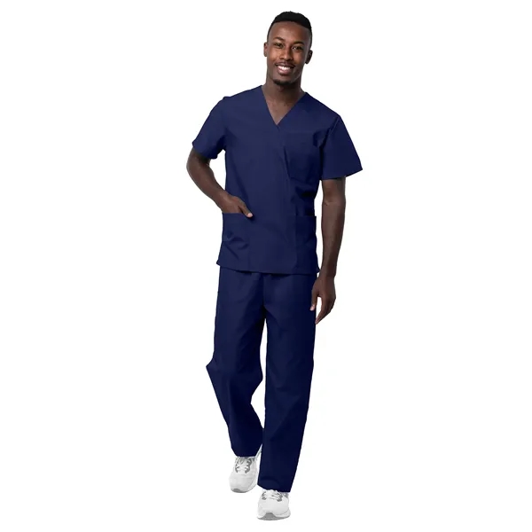 Adar Sivvan Unisex V-Neck/Drawstring Pants Scrubs Set... from ASI 86018 Scrub Authority / Uniform Stores