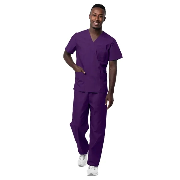 Adar Sivvan Unisex V-Neck/Drawstring Pants Scrubs Set... from ASI 86018 Scrub Authority / Uniform Stores