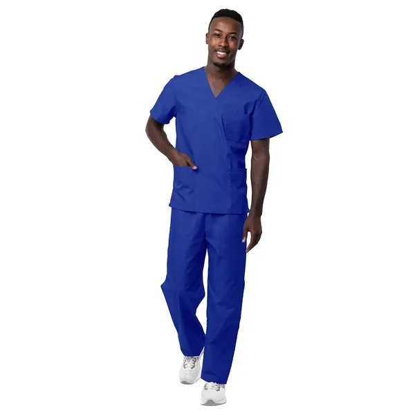 Adar Sivvan Unisex V-Neck/Drawstring Pants Scrubs Set... from ASI 86018 Scrub Authority / Uniform Stores
