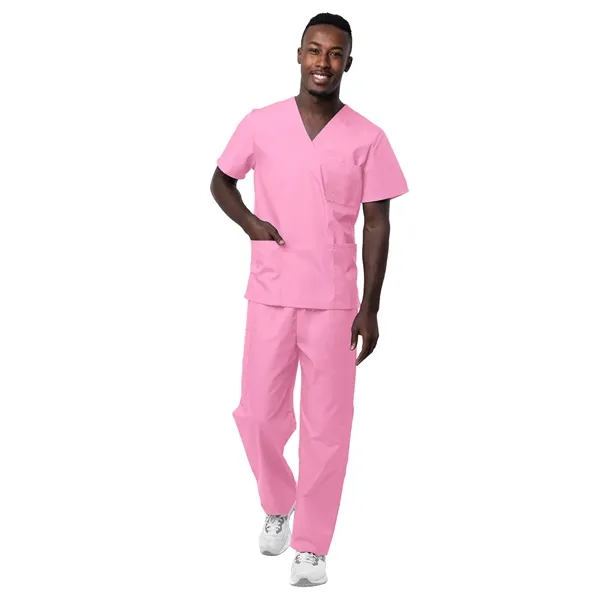 Adar Sivvan Unisex V-Neck/Drawstring Pants Scrubs Set... from ASI 86018 Scrub Authority / Uniform Stores