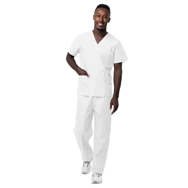 Adar Sivvan Unisex V-Neck/Drawstring Pants Scrubs Set... from ASI 86018 Scrub Authority / Uniform Stores