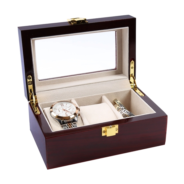 Wood 3 slot watch case.... from ASI 73010 Natico Originals Inc