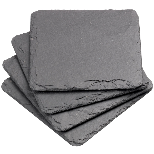 Slate square table coasters.... from ASI 73010 Natico Originals Inc