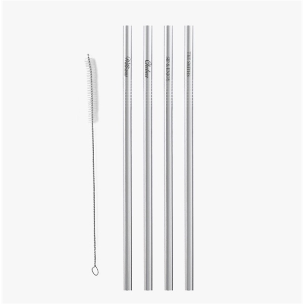 Classic reusable stainless steel drinking straws are an eco-friendly way to... from ASI 73010 Natico Originals Inc