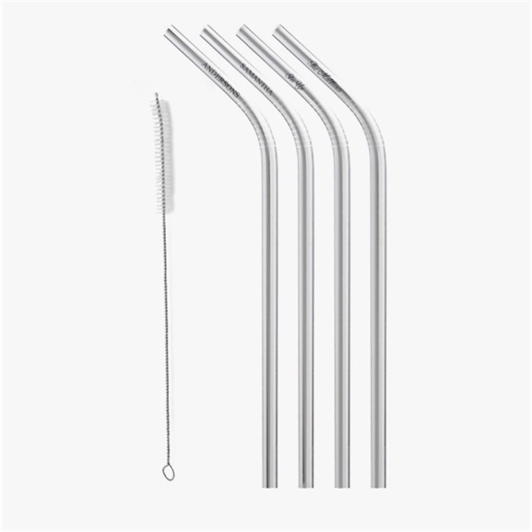 Classic reusable stainless steel drinking straws are an eco-friendly way to... from ASI 73010 Natico Originals Inc