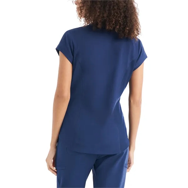 White Cross - CRFT - Women's 1-Pocket V-Neck Top... from ASI 86018 Scrub Authority