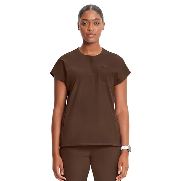Cherokee - Infinity GNR8 -Women's Henley Scrub Top... from ASI 86018 Scrub Authority / Uniform Stores