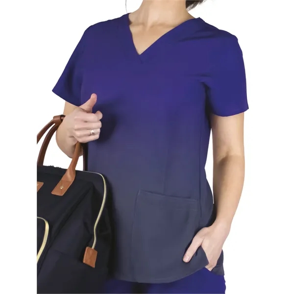 ScrubJoy - Originals - Women's Two-Pocket V-Neck Print Sc...... from ASI 86018 Scrub Authority / Uniform Stores