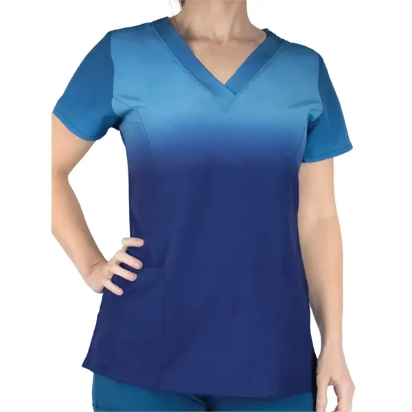 ScrubJoy - Originals - Women's Two-Pocket V-Neck Print Sc...... from ASI 86018 Scrub Authority / Uniform Stores