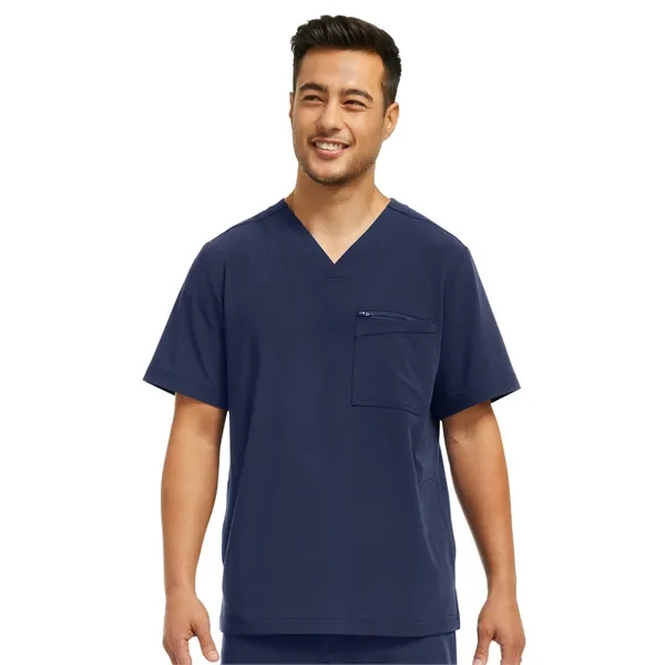 White Cross - CRFT - Men's 4-Pocket V-Neck Scrub Top... from ASI 86018 Scrub Authority / Uniform Stores