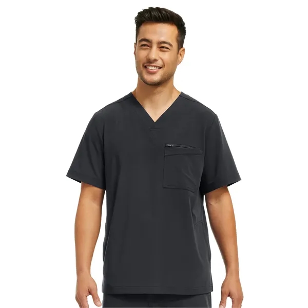 White Cross - CRFT - Men's 4-Pocket V-Neck Scrub Top... from ASI 86018 Scrub Authority / Uniform Stores