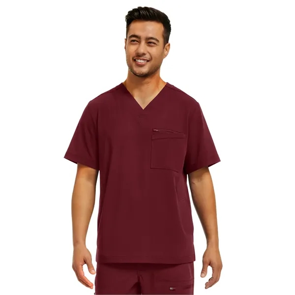 White Cross - CRFT - Men's 4-Pocket V-Neck Scrub Top... from ASI 86018 Scrub Authority / Uniform Stores