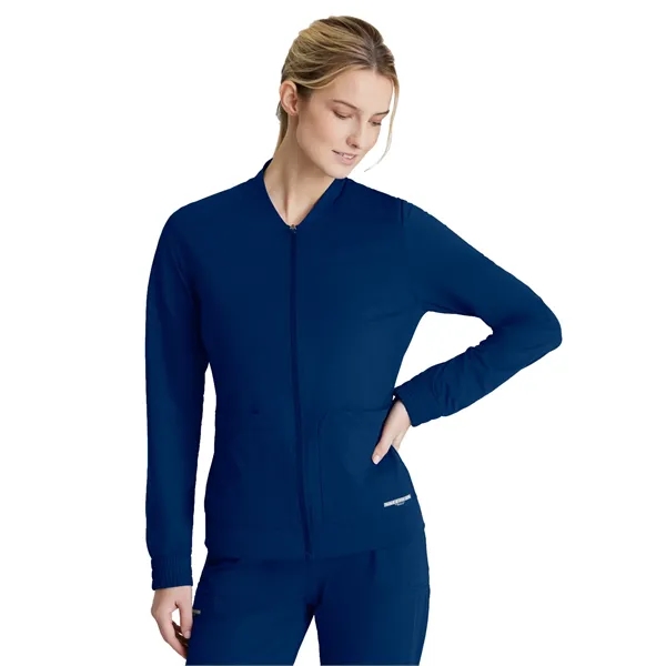 Barco Skechers Slip-Ins SKW919 Scrub Jacket... from ASI 86018 Scrub Authority / Uniform Stores