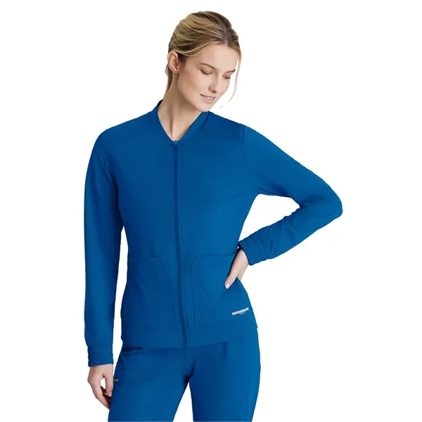 Barco Skechers Slip-Ins SKW919 Scrub Jacket... from ASI 86018 Scrub Authority / Uniform Stores