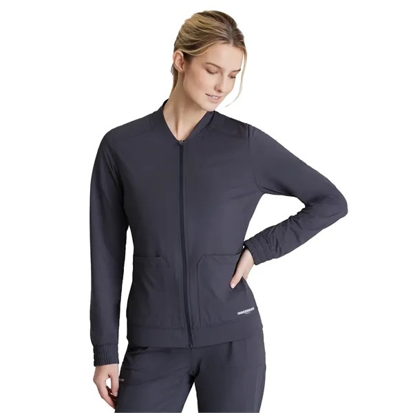 Barco Skechers Slip-Ins SKW919 Scrub Jacket... from ASI 86018 Scrub Authority / Uniform Stores
