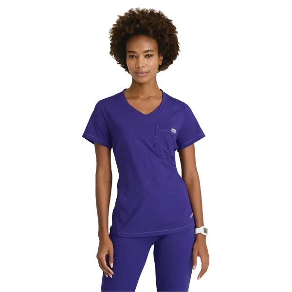 Barco Skechers Slip-Ins SKT221 Scrub Top... from ASI 86018 Scrub Authority / Uniform Stores