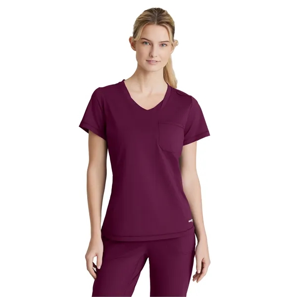 Barco Skechers Slip-Ins SKT221 Scrub Top... from ASI 86018 Scrub Authority / Uniform Stores