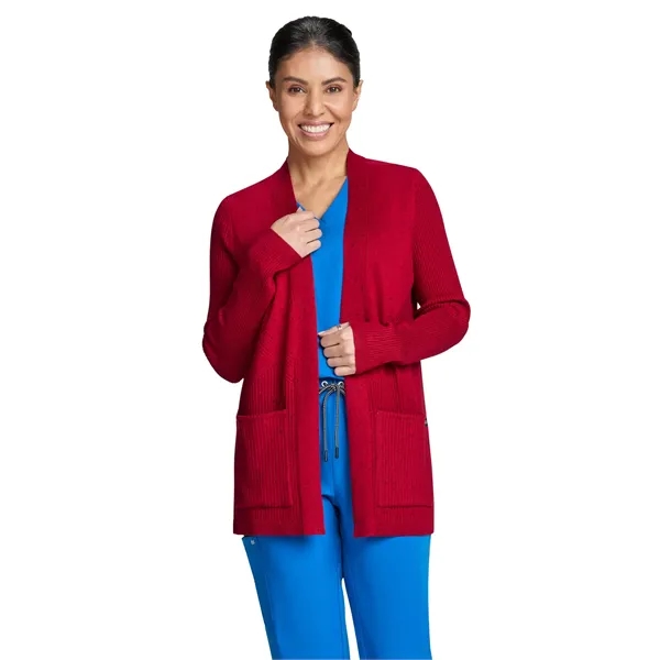 koi - Essentials - Women's Geometric Knit Kori Sweater... from ASI 86018 Scrub Authority / Uniform Stores