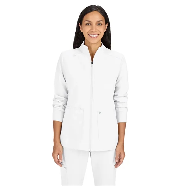 koi - Cureology - Women's 2-Pocket Zipper-Front Geneses S...... from ASI 86018 Scrub Authority / Uniform Stores