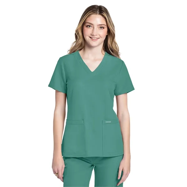 Cherokee - WW Originals Ultra - Women's 2-Pocket V-Neck Top... from ASI 86018 Scrub Authority / Uniform Stores