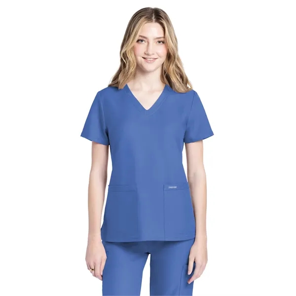 Cherokee - WW Originals Ultra - Women's 2-Pocket V-Neck Top... from ASI 86018 Scrub Authority / Uniform Stores