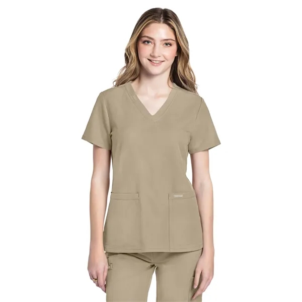 Cherokee - WW Originals Ultra - Women's 2-Pocket V-Neck Top... from ASI 86018 Scrub Authority / Uniform Stores
