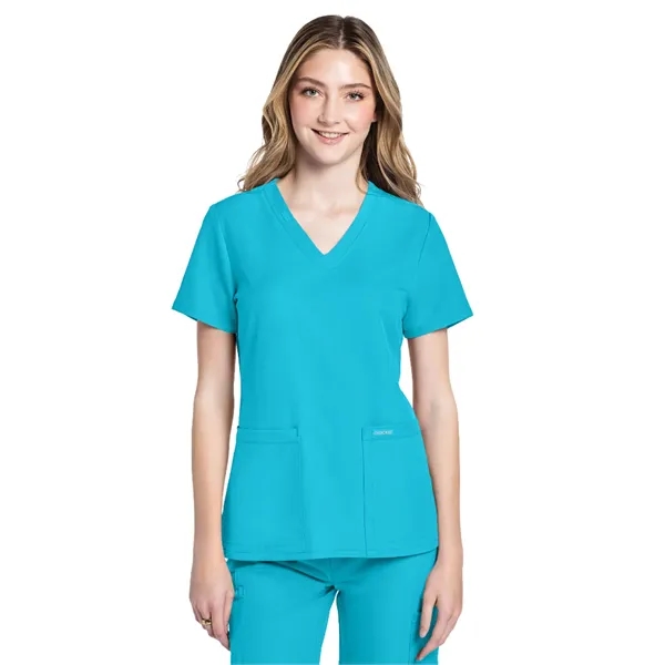 Cherokee - WW Originals Ultra - Women's 2-Pocket V-Neck Top... from ASI 86018 Scrub Authority / Uniform Stores