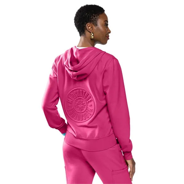 Med Couture - MC Lifestyle - Women's 2-Pocket Zip Front H...... from ASI 86018 Scrub Authority / Uniform Stores