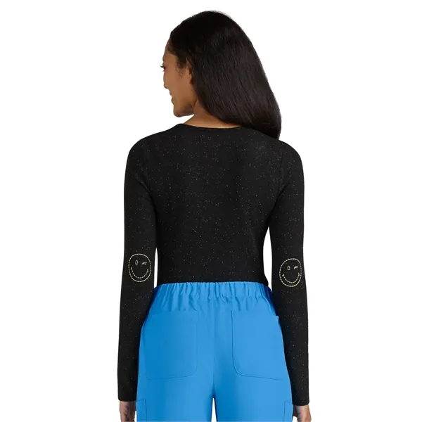 koi - Smiley World - Women's Speckled Rib Face Elbow Tend...... from ASI 86018 Scrub Authority / Uniform Stores