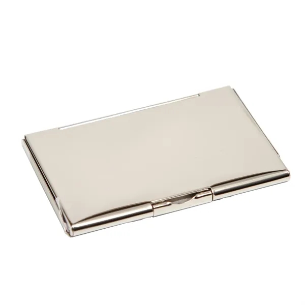 Dual-tone silver metal business card holder.... from ASI 68507 The Magnet Group / Innovations by Magnet™