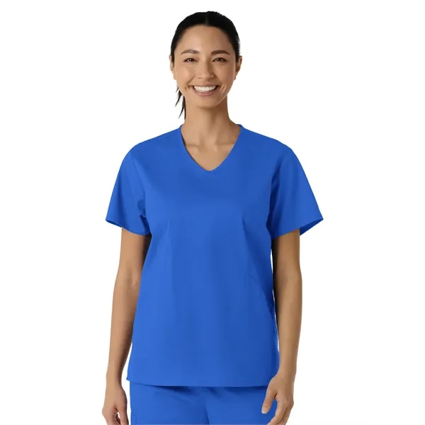 Wink - WORK - Women's Three-Pocket Curved V-Neck Scrub Top... from ASI 86018 Scrub Authority / Uniform Stores