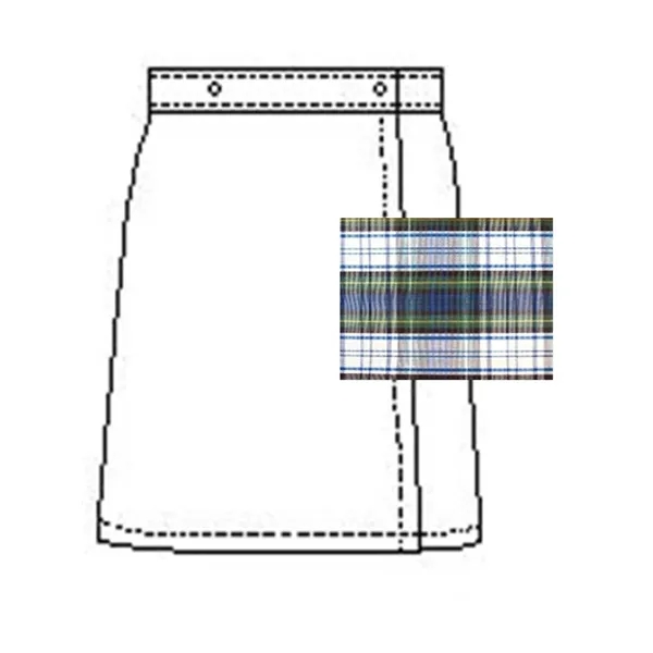 A+ Uniforms Skirts/Skorts - Girls Blend Plaid Skorts... from ASI 86018 Scrub Authority / Uniform Stores