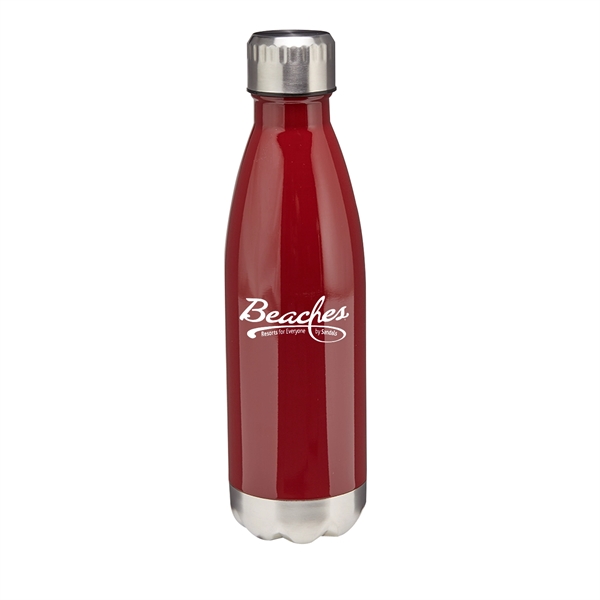 17 oz. stainless steel water bottle double wall vacuum insulated with... from ASI 52840 Evans Manufacturing