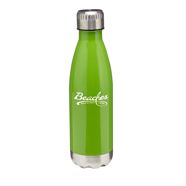 17 oz. stainless steel water bottle double wall vacuum insulated with... from ASI 52840 Evans Manufacturing