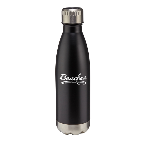 17 oz. stainless steel water bottle double wall vacuum insulated with... from ASI 52840 Evans Manufacturing