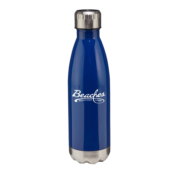 17 oz. stainless steel water bottle double wall vacuum insulated with... from ASI 52840 Evans Manufacturing