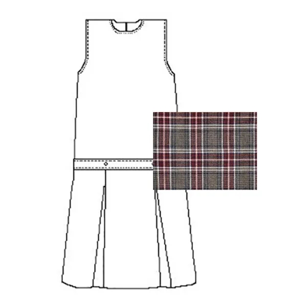 A+ Uniforms Skirts/Skorts - Girls Polyester Plaids Jumper... from ASI 86018 Scrub Authority