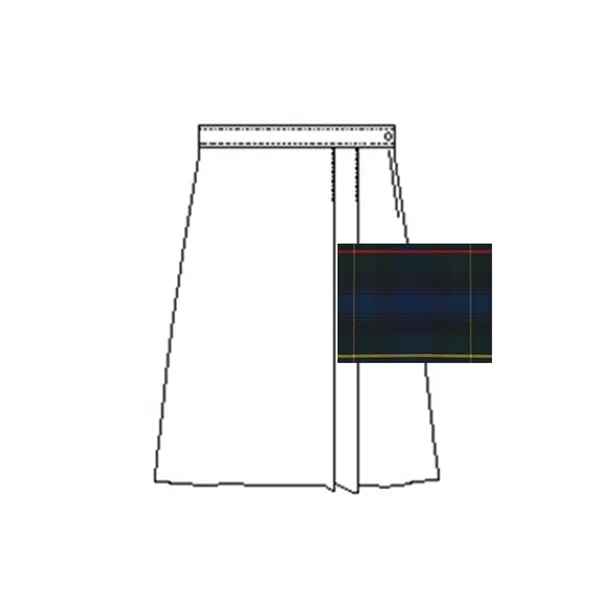 A+ Uniforms - Girls Pocketless Blend Plaids Skort... from ASI 86018 Scrub Authority / Uniform Stores