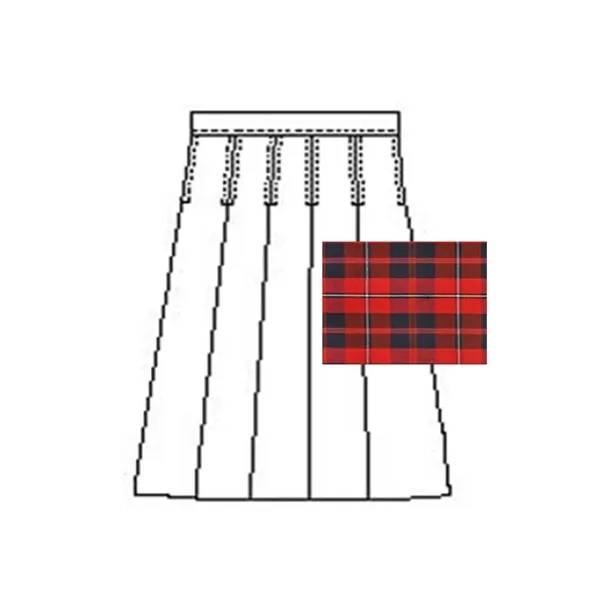 A+ Uniforms - Girls' Model 43 Blend Plaid Skirt... from ASI 86018 Scrub Authority / Uniform Stores