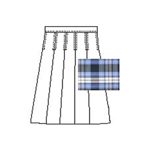 A+ Uniforms - Girls' Model 43 Blend Plaid Skirt... from ASI 86018 Scrub Authority / Uniform Stores
