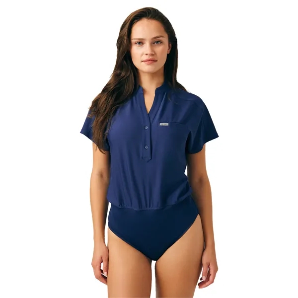 Landau - Forward - Women's One-Pocket Scrub Bodysuit... from ASI 86018 Scrub Authority