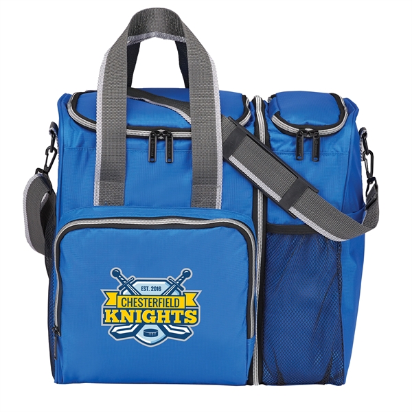 Two fully insulated compartments that zip apart into two separate coolers.... from ASI 86565 Seville Gear