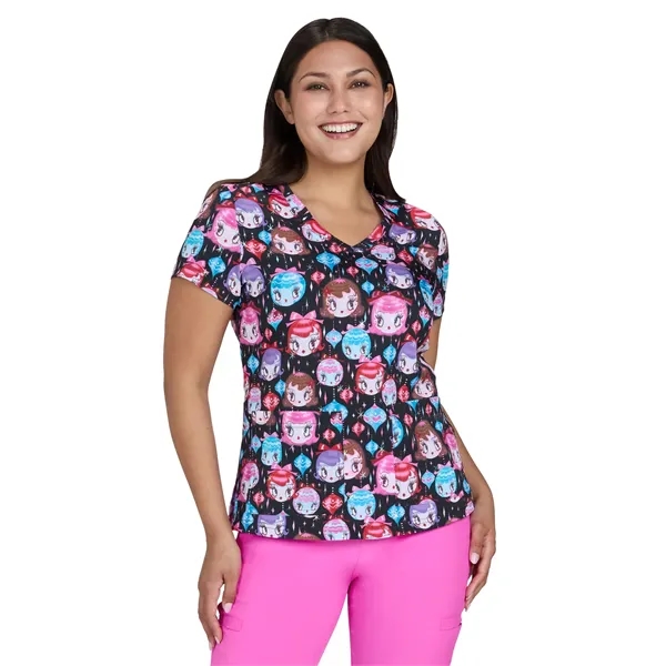 Artist Series - Women's Two-Pocket Print Top... from ASI 86018 Scrub Authority
